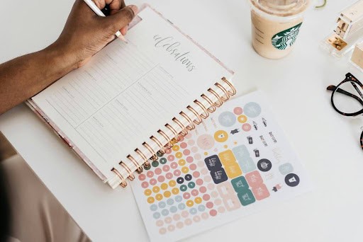 Calendar showing seasonal business planning cycle for Colorado Springs company